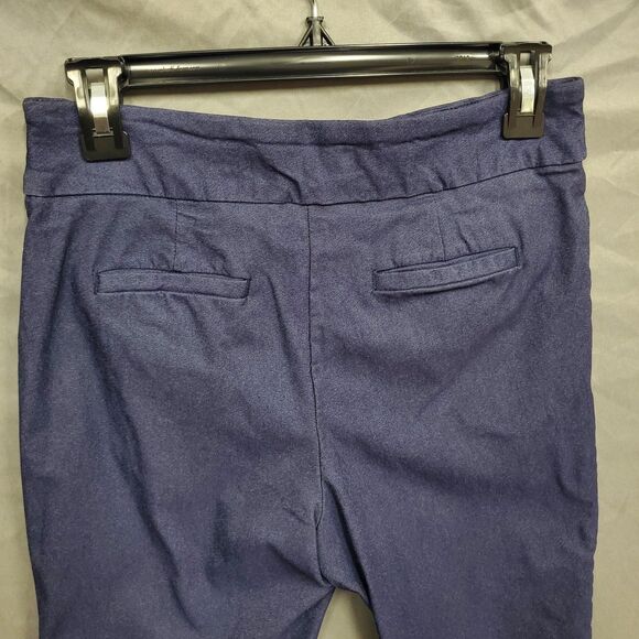 Eric Casual Womens Blue Straight Leg Pull On Stretch Legging Pants Size Medium - Picture 3 of 8